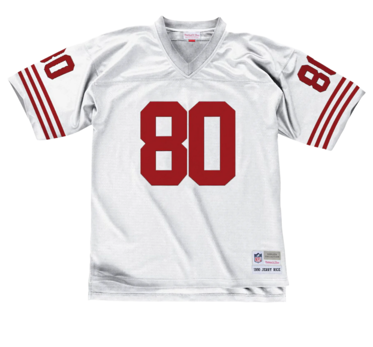Men's Mitchell & Ness Jerry Rice White San Francisco 49ers Retired Player Legacy Replica Jersey