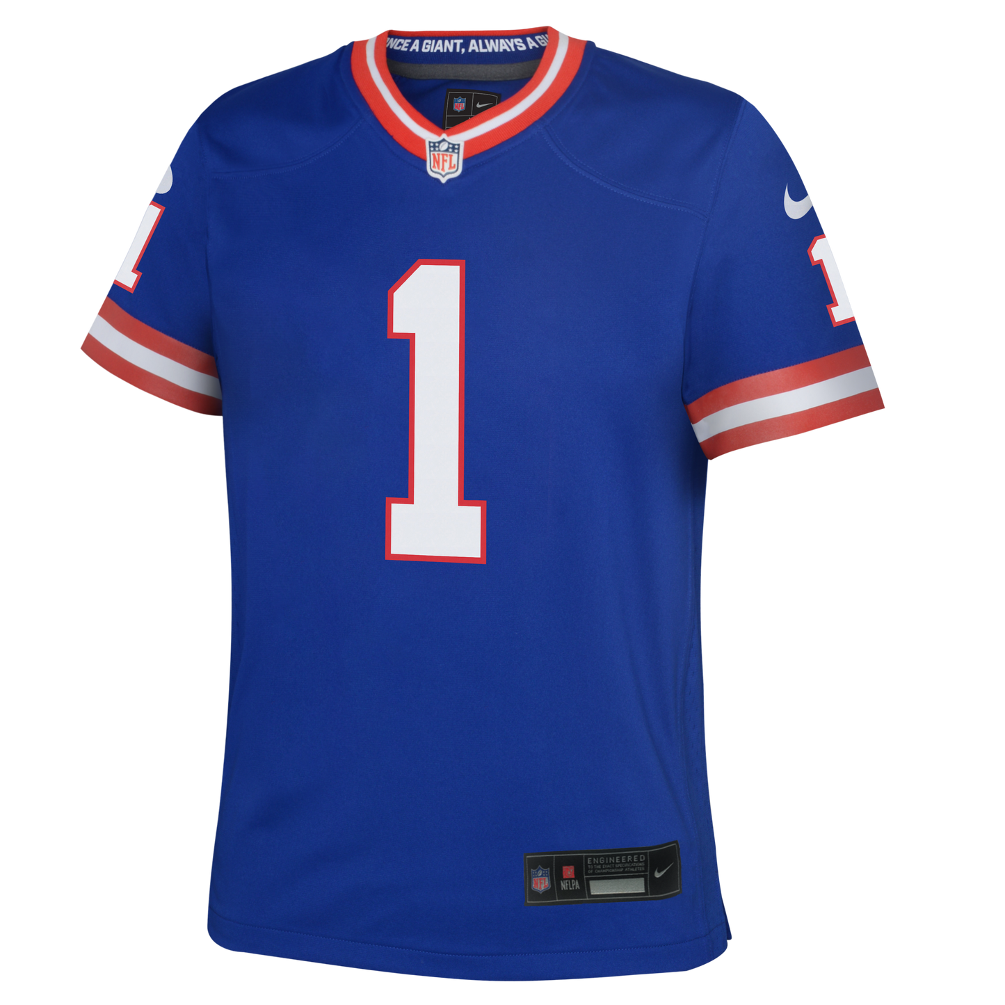 Youth Malik Nabers New York Giants Alternate Red/Blue Nike Game Jersey