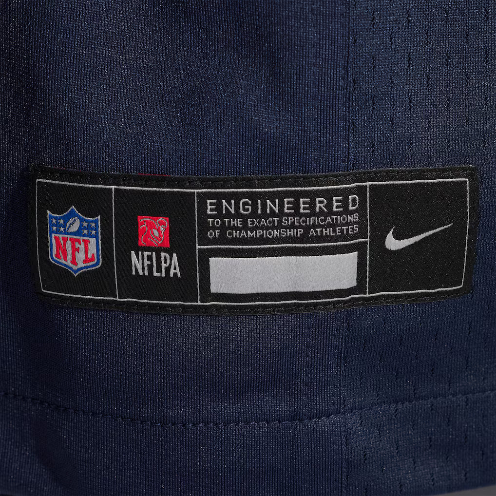 Men's Chicago Bears Rookie Dillon Thieneman Nike Navy Team Color Game Jersey