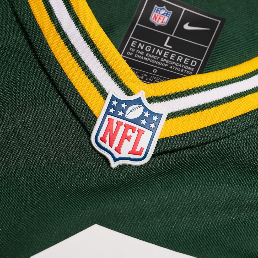 Green Bay Packers Nike Custom Game Jersey - Green