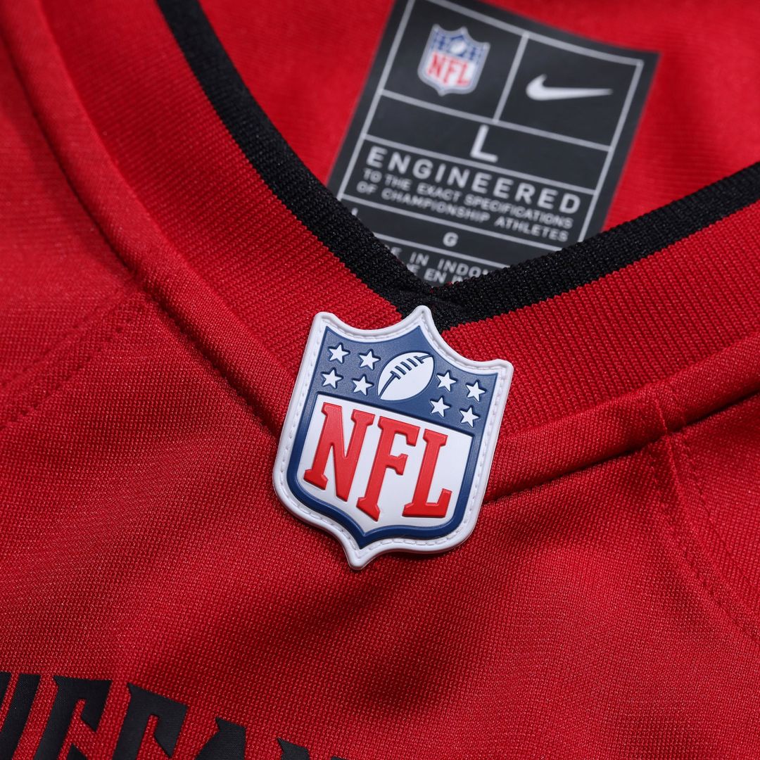 Tampa Bay Buccaneers Nike Alternate Custom Game Jersey - Pewter