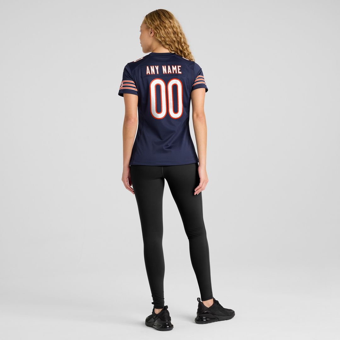 Chicago Bears Nike Women's Alternate Custom Game Jersey - Orange