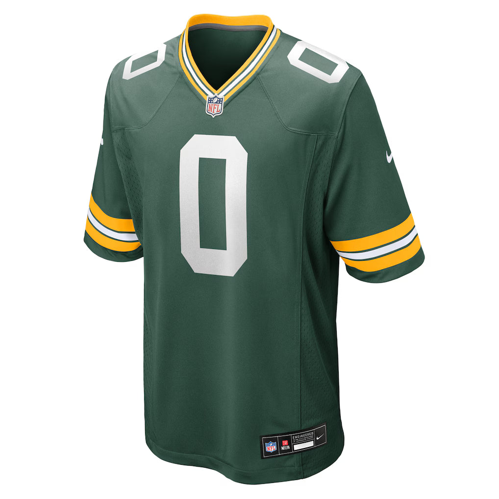 Men's Green Bay Packers Matthew Golden Nike Green Player Game Jersey