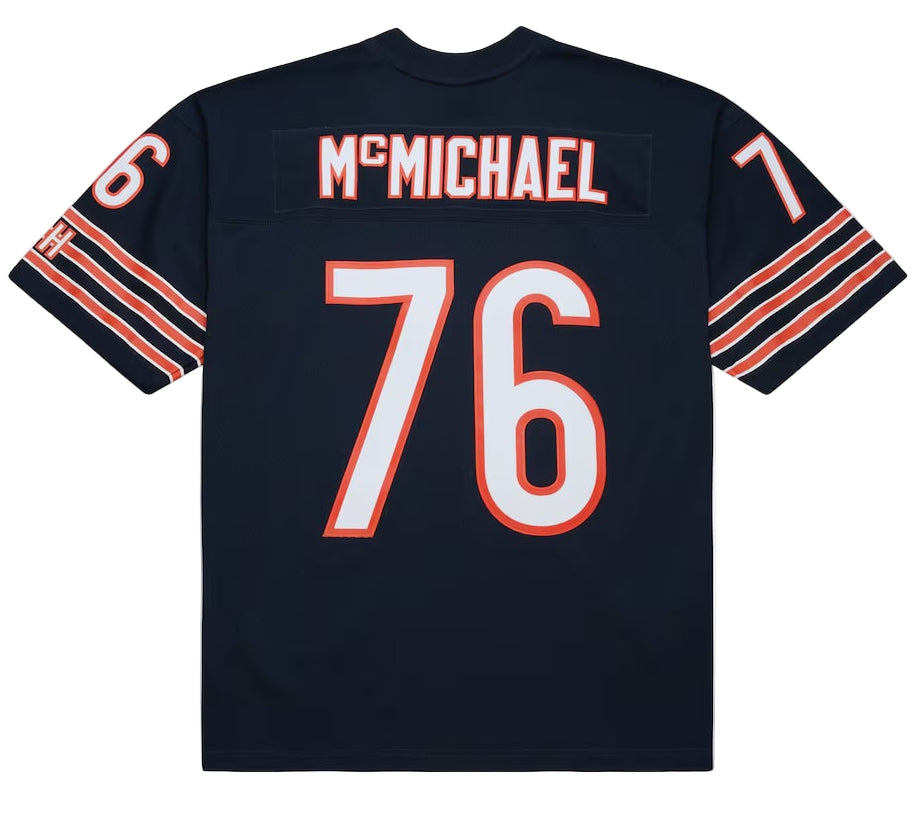 Men's Steve McMichael Chicago Bears Navy Mitchell & Ness 1985 Legacy Replica Jersey