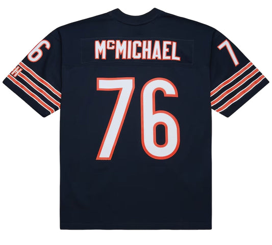 Men's Steve McMichael Chicago Bears Navy Mitchell & Ness 1985 Legacy Replica Jersey